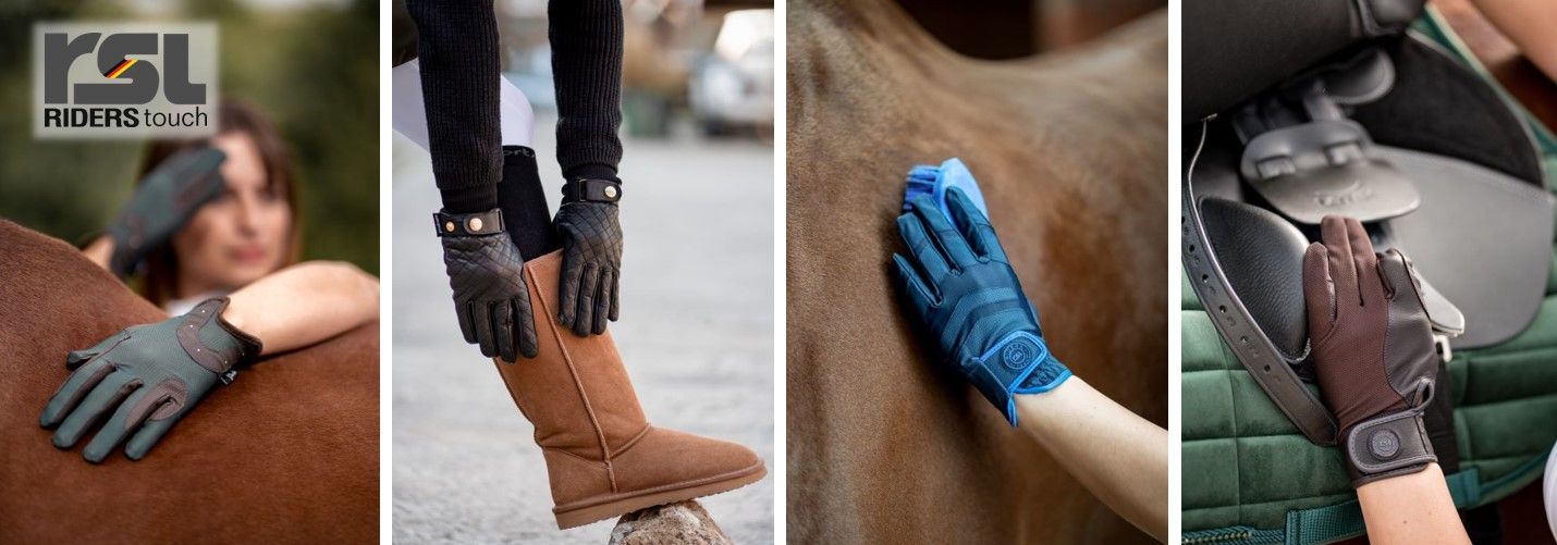 RSL Riders touch riding gloves